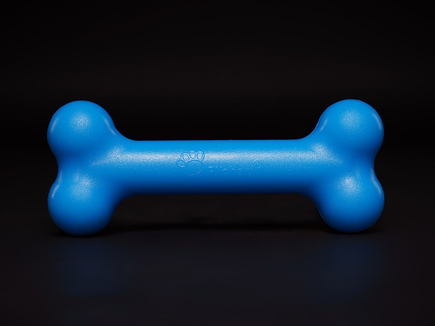 PUchew Kauknochen blau / Bacon Größe L